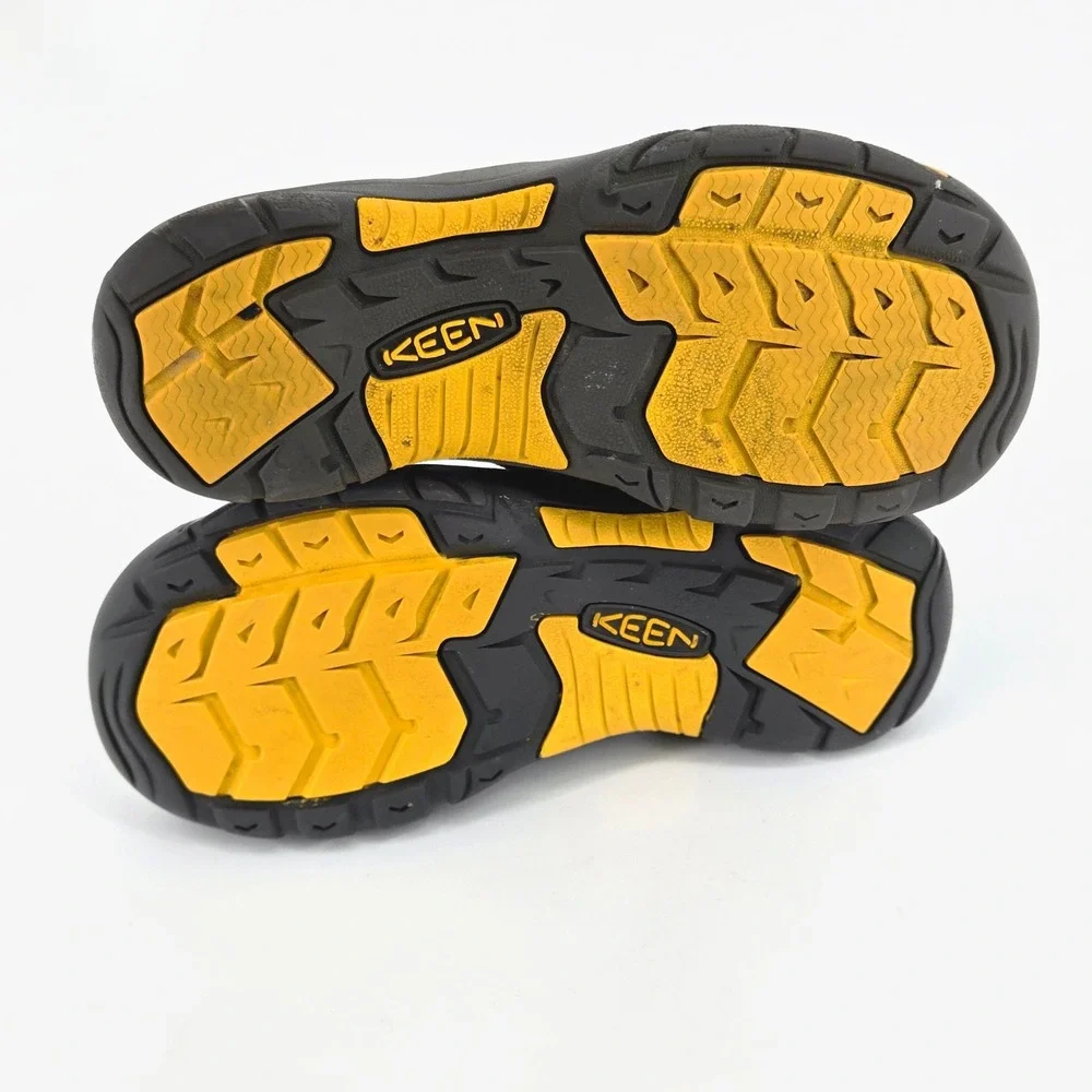 KEEN Newport H2 Blue Yellow Waterproof Hiking Trails Sandals Shoes Kids Size 4
